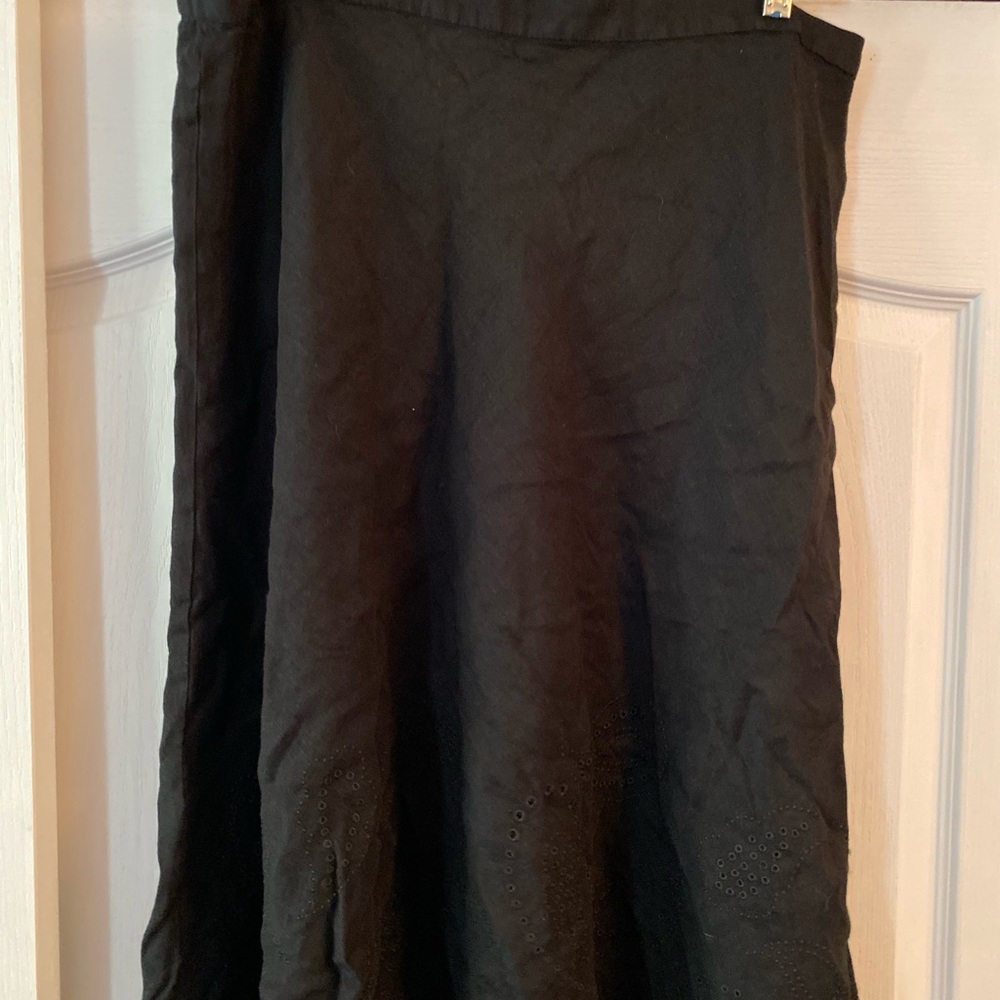 Avenue black flare skirt size 16